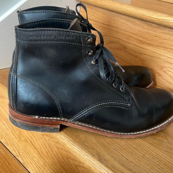 Wolverine Thousand Mile Plain Toe Boots Men’s- Size 12 - Picture 2 of 7